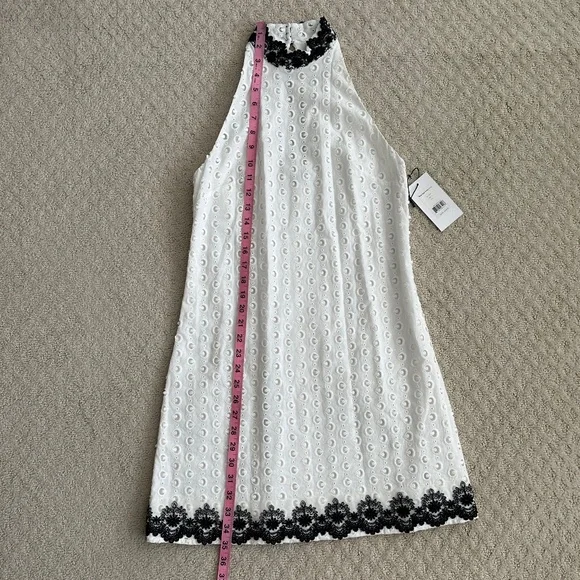 Bailey 44 Black Eyed Susan Cotton Eyelet Mini Dress S Summer Feminine Lace  NWT - threedaughtersproperties.com